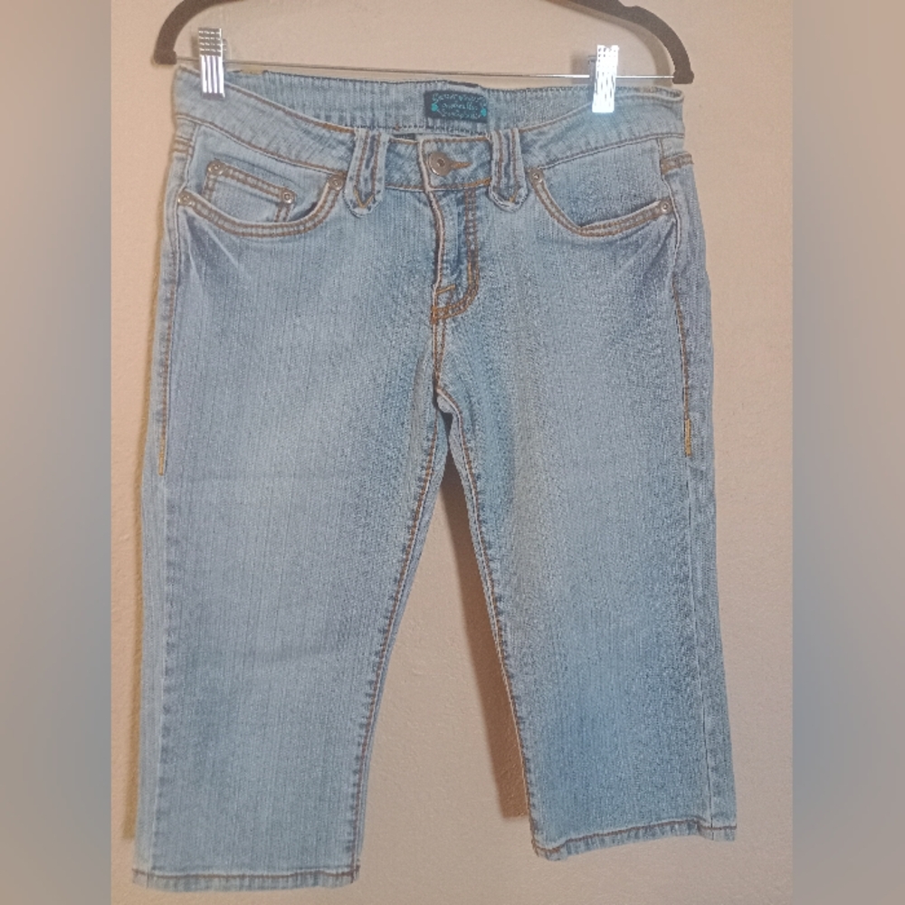 Anchor Blue, Blue Denim, Capri Jeans EUC